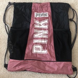 Victoria Secret Pink Drawstring Bag